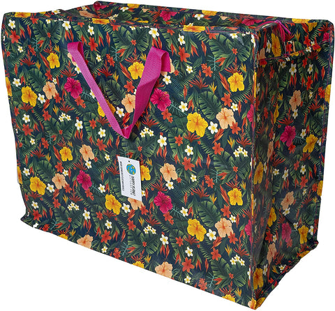 Tropical Floral Storage Bag